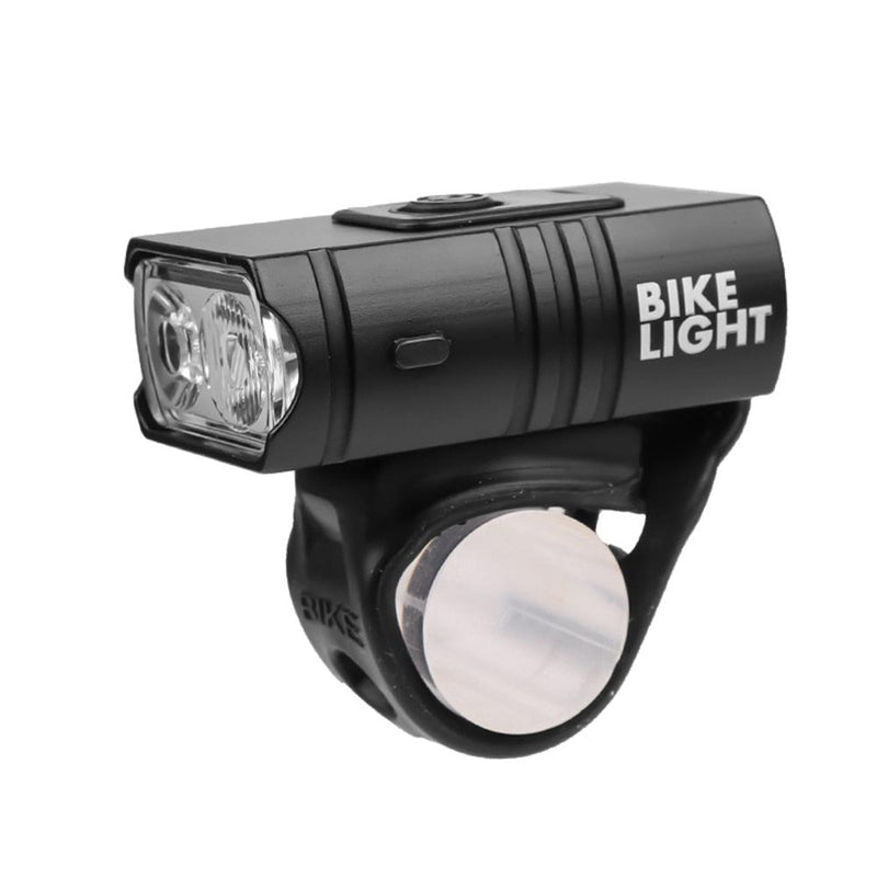 Farol Dianteiro BikeLight™ + Brinde Sinalizador Traseiro - Duda Bike Store