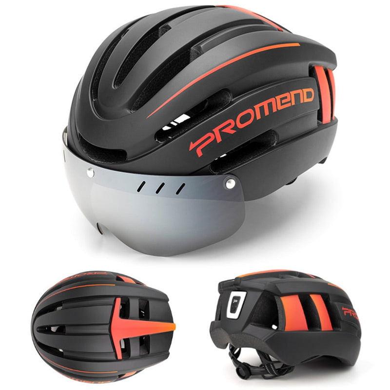 Capacete Promend com Viseira e Sinalizador UltraLed