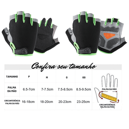Luva Meio Dedo SuperGel - Duda Bike Store