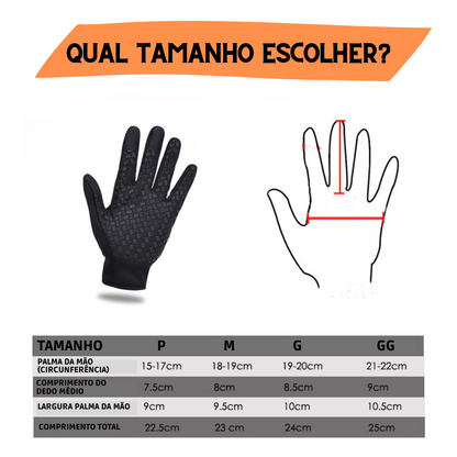 Luva ThermoTouch + BRINDE BALACLAVA + BRINDE EXCLUSIVO