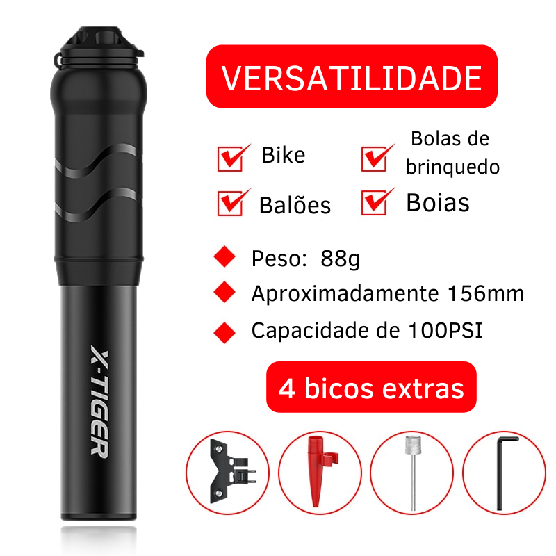 Cabe na bolsa de selim e no bolso da camisa.